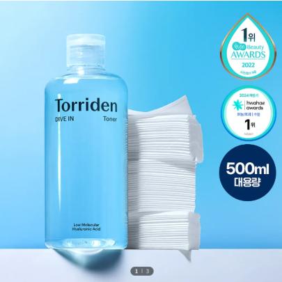 토리든 다이브인 저분자 히알루론산 토너 500ml 기획